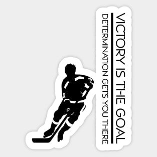 Victory Goal Hockey Sticker